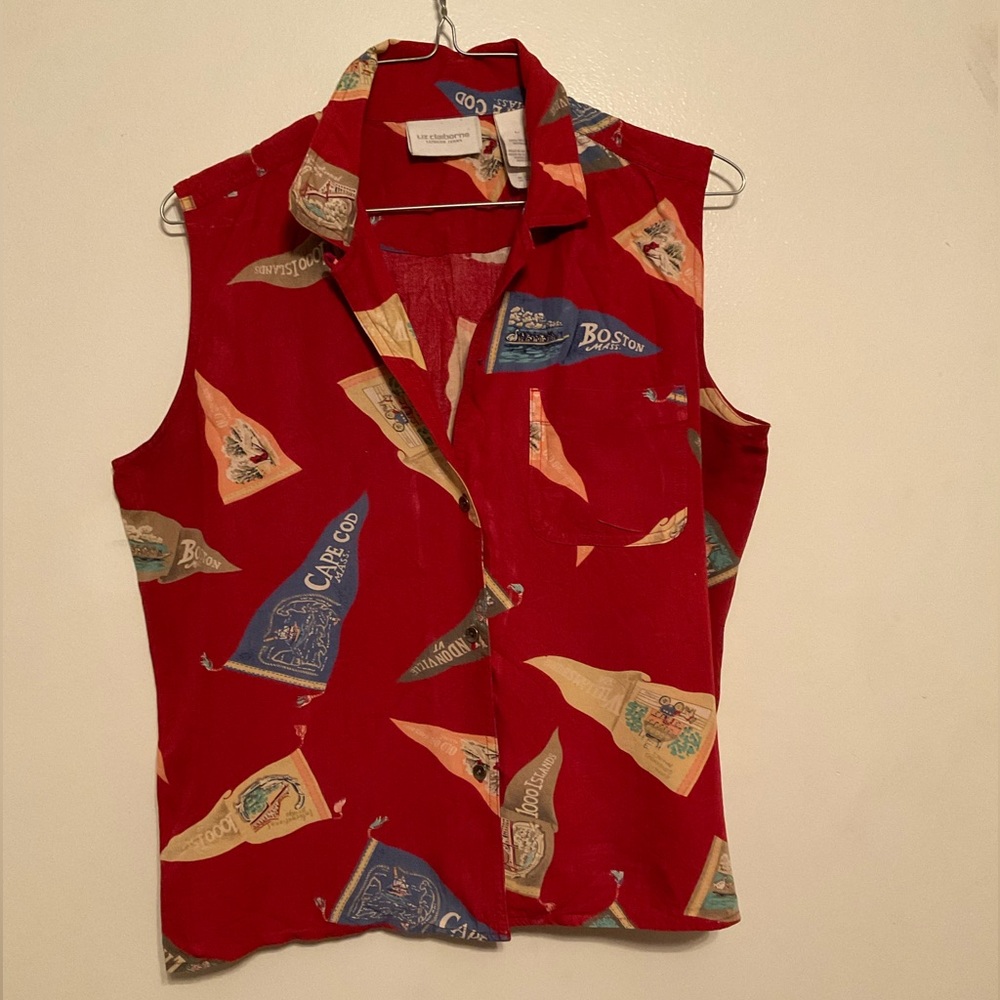 Vintage Liz Claiborne New England Tank